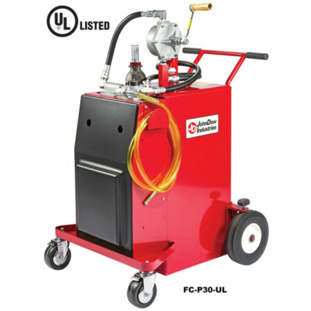 PRO30 30-Gallon UL Listed Steel Gas Caddy With Manual or Air Operated Pump