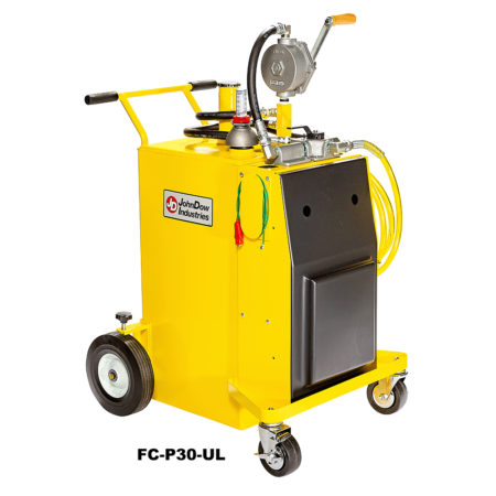 PRO30 30-Gallon UL Listed Diesel Gas Caddy With Manual or Air Operated Pump