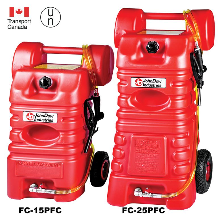 25 Gallon Poly Portable Gas Caddy JohnDow