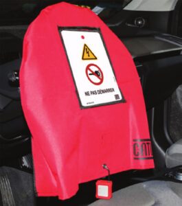 Locking Steering Wheel Cover